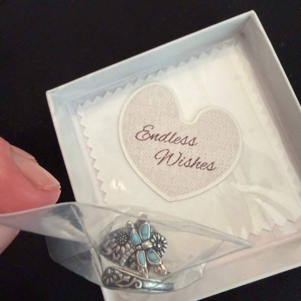 🦋💙 EJALEN Turquoise Dragonfly Ring/wth Box💙🦋 - Picture 11 of 12